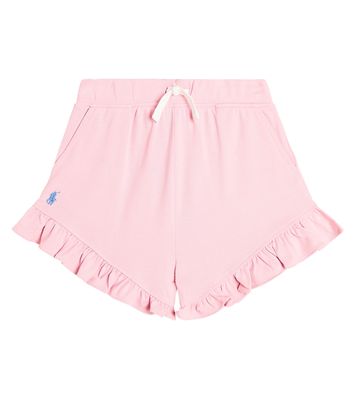 Polo Ralph Lauren Kids Ruffled cotton-blend shorts