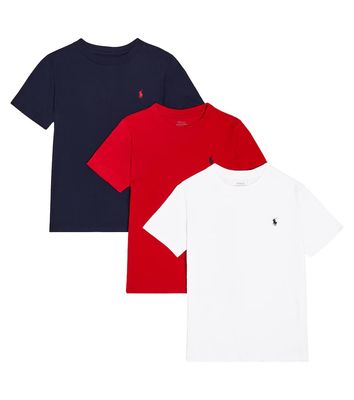 Polo Ralph Lauren Kids Set of 3 cotton jersey T-shirts