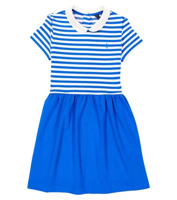 Polo Ralph Lauren Kids Striped cotton-blend dress