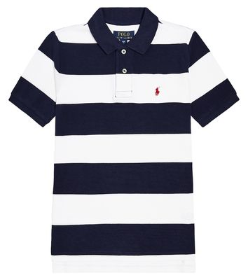 Polo Ralph Lauren Kids Striped cotton polo shirt