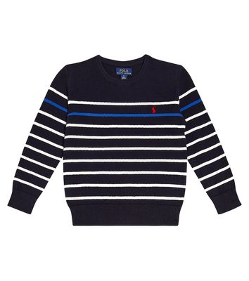 Polo Ralph Lauren Kids Striped cotton sweater