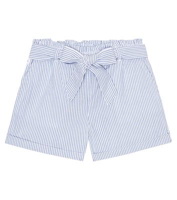 Polo Ralph Lauren Kids Striped seersucker cotton shorts