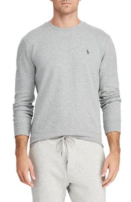 Polo Ralph Lauren Knit Crewneck Sweatshirt in Andover Heather/C9684