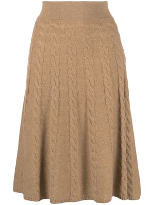 Polo Ralph Lauren knit midi skirt - Neutrals