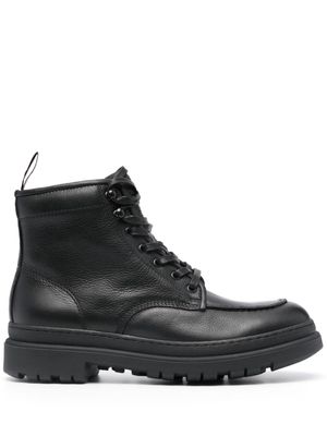Polo Ralph Lauren lace-up leather boots - Black