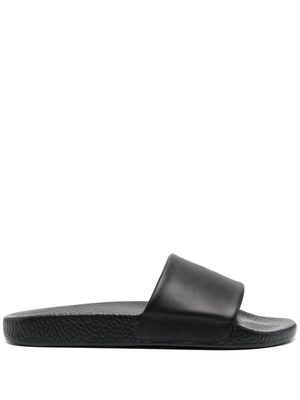 Polo Ralph Lauren leather-strap flip flops - Black