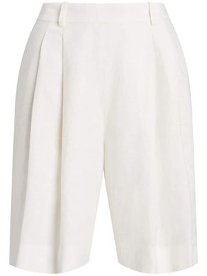 Polo Ralph Lauren linen-blend shorts - White