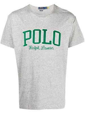 Polo Ralph Lauren logo-appliqué cotton T-shirt - Grey