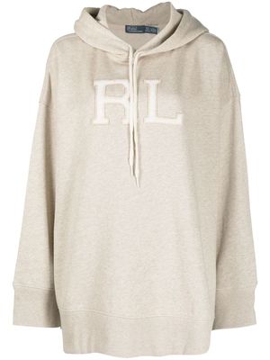 Polo Ralph Lauren logo-appliqué hoodie - Neutrals