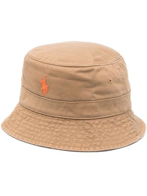 Polo Ralph Lauren logo detail bucket hat - Neutrals