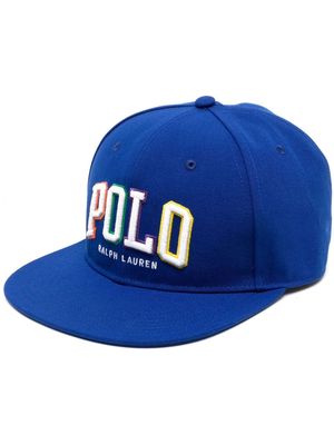 Polo Ralph Lauren logo-embossed flat peak cap - Blue