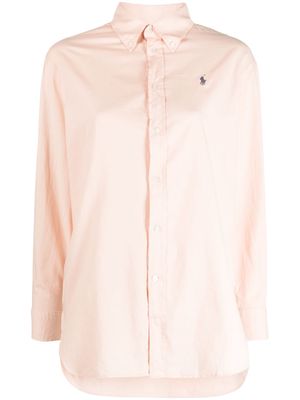 Polo Ralph Lauren logo-embroidered cotton shirt - Pink