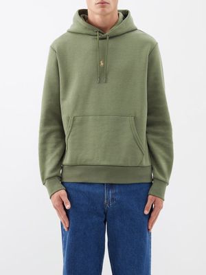 Polo Ralph Lauren - Logo-embroidered Jersey Hooded Sweatshirt - Mens - Khaki