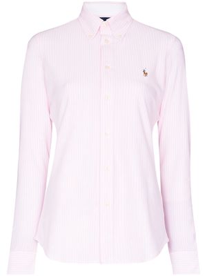 Polo Ralph Lauren logo-embroidered Oxford shirt - Pink