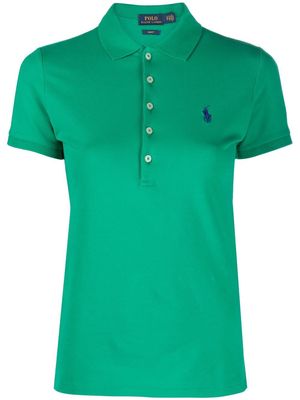 Polo Ralph Lauren logo-embroidered slim-fit polo shirt - Green