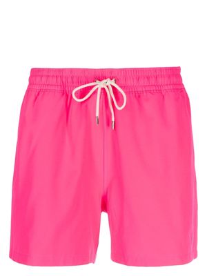Polo Ralph Lauren logo embroidered swim shorts - Pink
