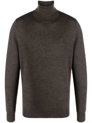 Polo Ralph Lauren logo-embroidered wool sweatshirt - Brown