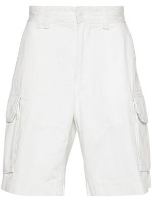 Polo Ralph Lauren logo-patch cargo shorts - White