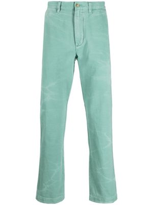 Polo Ralph Lauren logo-patch chino trousers - 003 FADED MINT