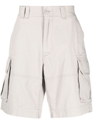 Polo Ralph Lauren logo-patch cotton cargo shorts - Neutrals