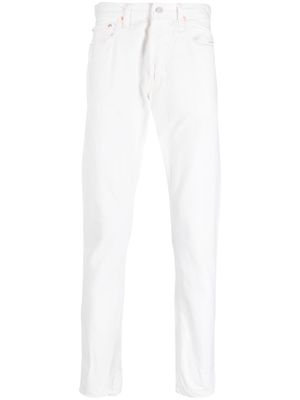 Polo Ralph Lauren logo patch mid-rise jeans - White