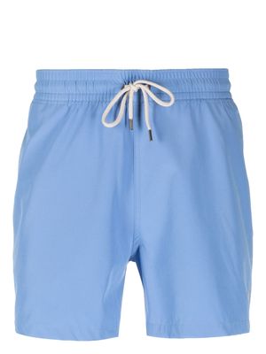 Polo Ralph Lauren logo-patch swim shorts - Blue