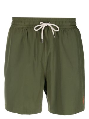 Polo Ralph Lauren logo-patch swim shorts - Green