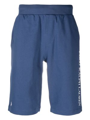Polo Ralph Lauren logo-print cotton-blend shorts - Blue