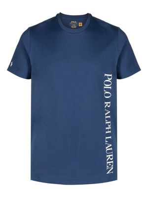 Polo Ralph Lauren logo-print cotton-blend T-shirt - Blue
