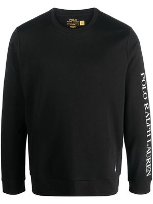 Polo Ralph Lauren logo-print pajama top - Black