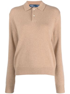 Polo Ralph Lauren long-sleeve cashmere top - Brown