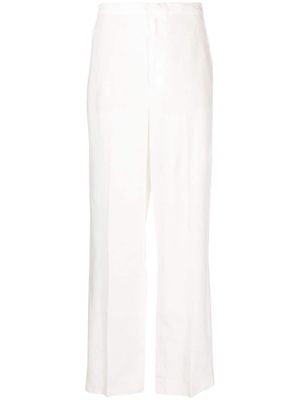 Polo Ralph Lauren low-rise linen trousers - White