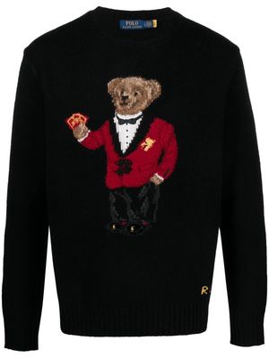 Polo Ralph Lauren Lunar New Year Polo Bear wool jumper - Black