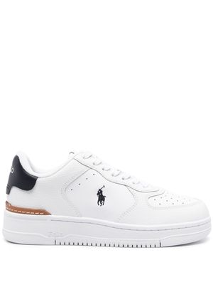 Polo Ralph Lauren Masters leather sneakers - White