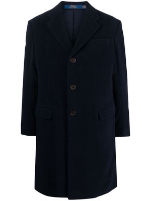 Polo Ralph Lauren mid-length single-breasted coat - Blue