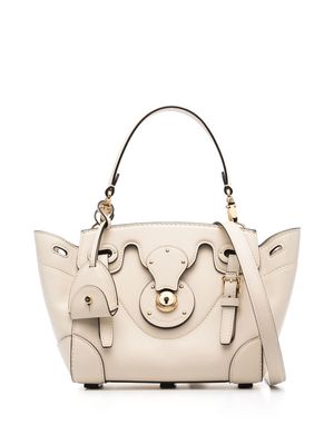 Polo Ralph Lauren mini Soft Ricky 18 leather tote - Neutrals