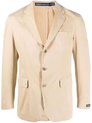 Polo Ralph Lauren notched-lapel single-breasted blazer - Neutrals