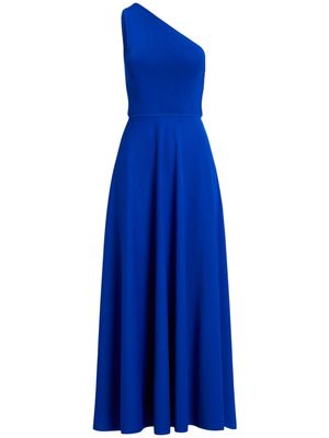 Polo Ralph Lauren one-shoulder A-line maxi dress - Blue