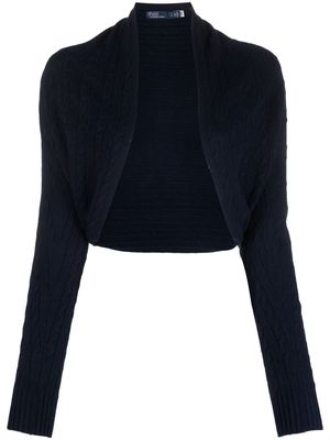 Polo Ralph Lauren open front cropped cardigan - Blue