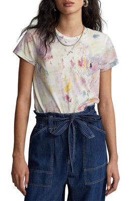Polo Ralph Lauren Paint Splatter Cotton T-Shirt in Painted Multi
