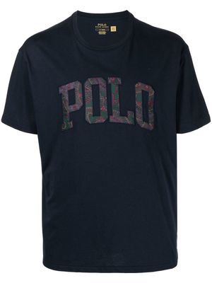 Polo Ralph Lauren paisley logo-print T-shirt - Blue