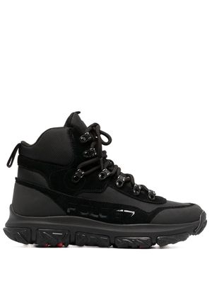 Polo Ralph Lauren panelled ankle-length trail boots - Black