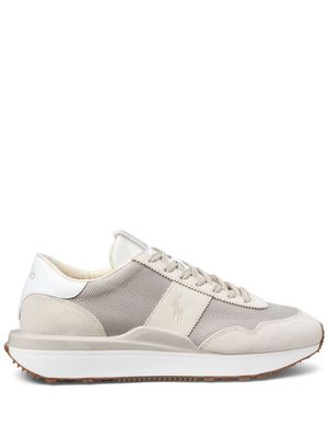Polo Ralph Lauren panelled lace-up sneakers - Neutrals