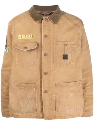 Polo Ralph Lauren patch-detail jacket - Brown