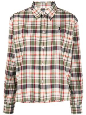Polo Ralph Lauren plaid-check cotton shirt - Green
