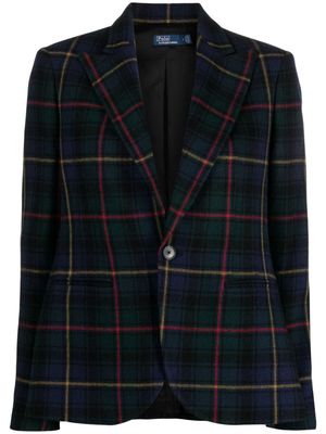 Polo Ralph Lauren plaid-check pattern wool blazer - Green