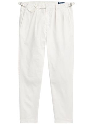 Polo Ralph Lauren pleat-detail cotton trousers - White