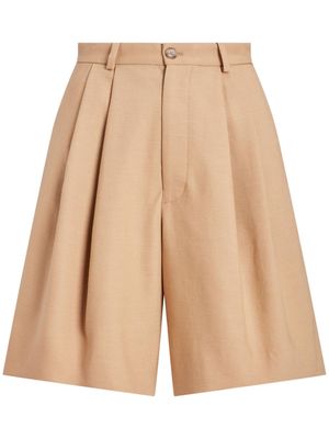 Polo Ralph Lauren pleat-detailed tailored shorts - Neutrals