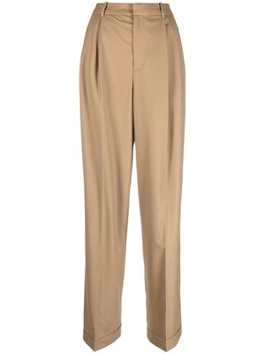 Polo Ralph Lauren pleat-front tailored trousers - Brown