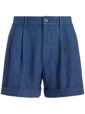 Polo Ralph Lauren pleated mid-rise shorts - Blue